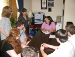Monday, 4/16/2012 - Youth from Plugged In Teen Band Program (Needham, MA) meet with senator John Kerry’s tax adviser.