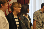 Monday, 4/16/12 - Youth spoke alongside Congressman Jim McGovern at a congressional screening of the IHTD films.