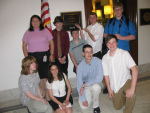 Monday, 4/16/2012 - Youth from Plugged In Teen Band Program (Needham, MA) meet with senator John Kerry’s tax adviser.