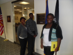 Monday, 4/16/2012 - Youth wait outside the office of their representative.